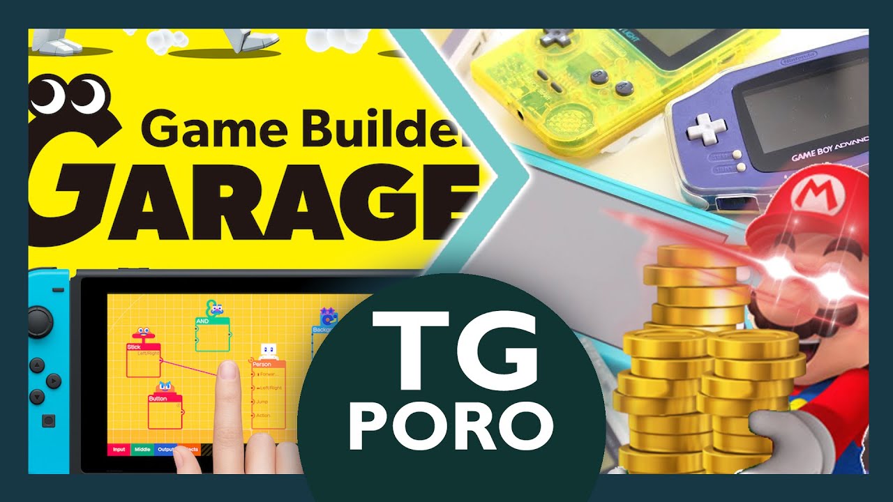 Nintendo ci riprova con GAME BUILDER GARAGE e i NUOVI RECORD di Switch: superato il GBA! ! TG PORO