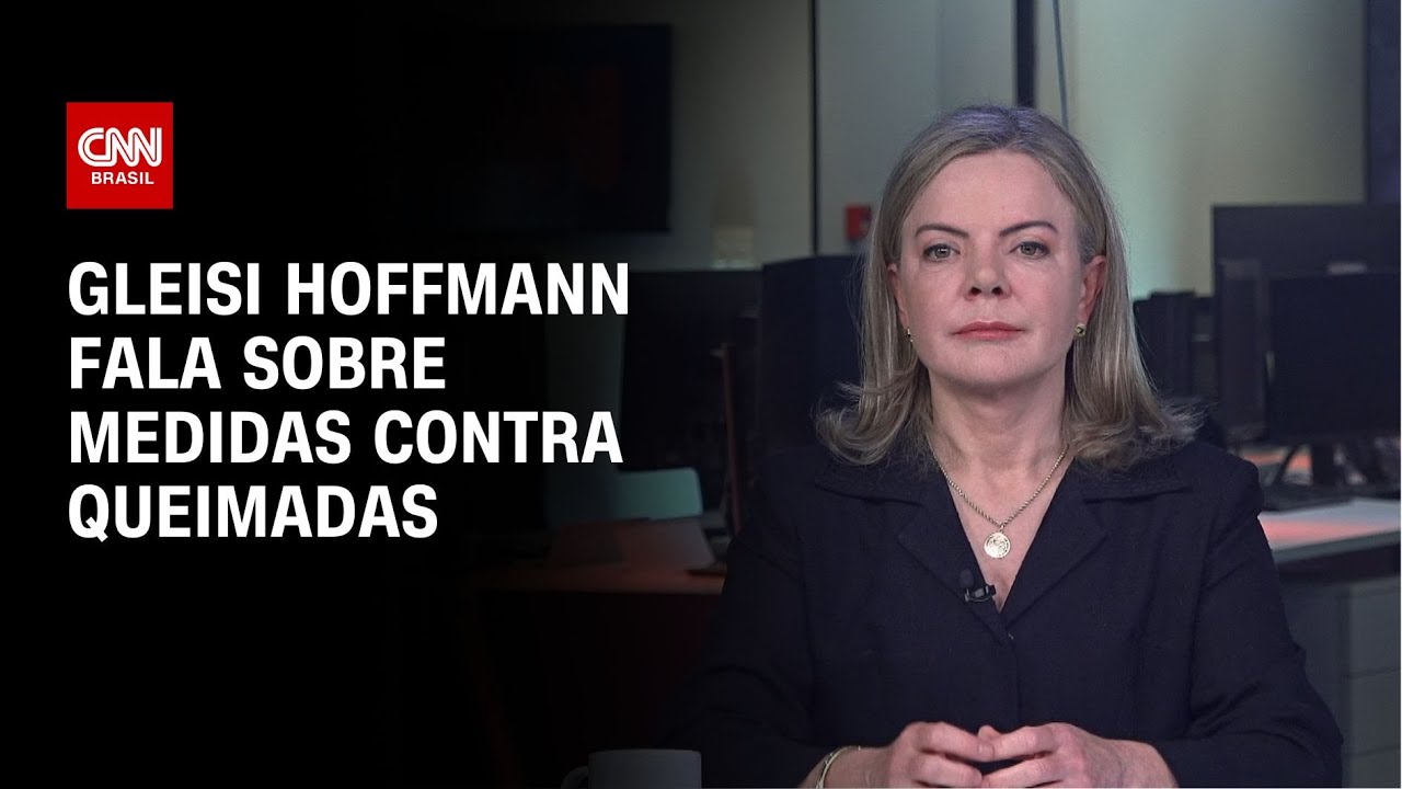 Gleisi Hoffmann fala sobre medidas contra queimadas | BASTIDORES CNN