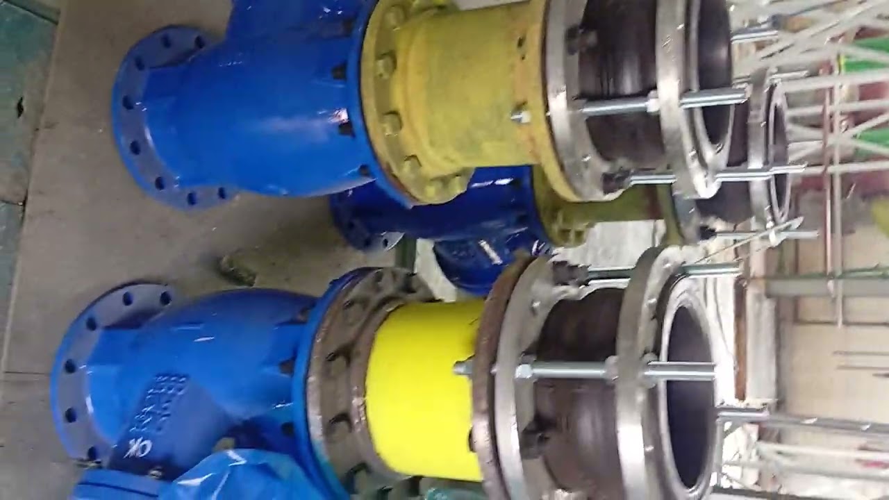 Chiller plant spool fittings work #Installation of pipe spools for a chiller plant involves precise 