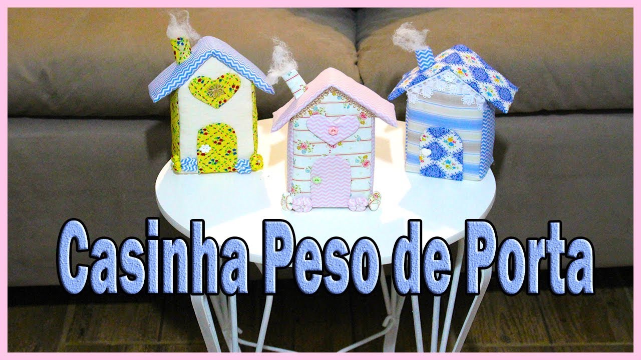 Peso Para Porta feito com caixa de Leite ,(veda#7)