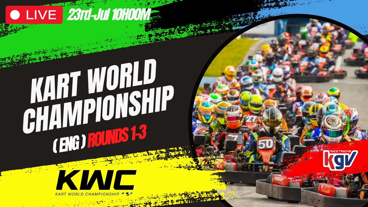 Kart World Championship 2024 - Rounds 1-3 (English Stream)