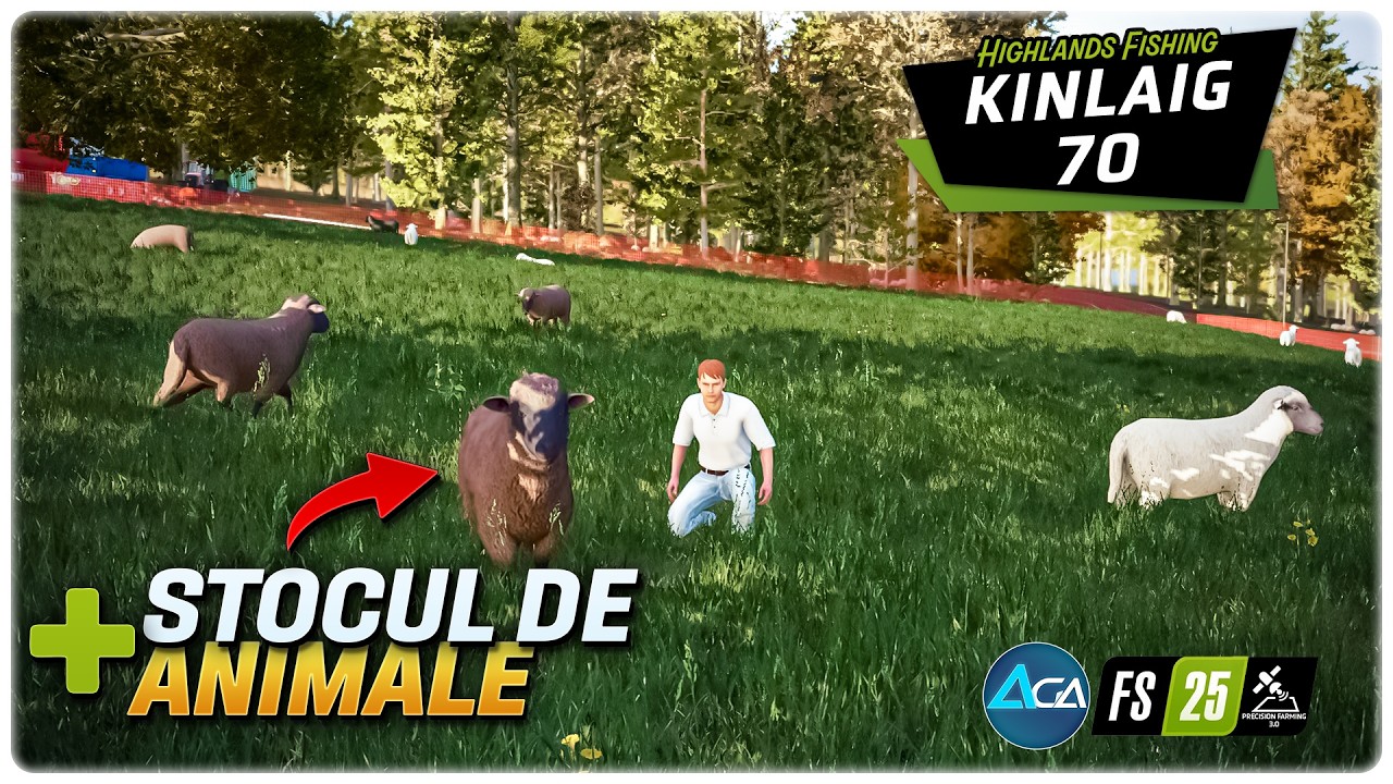 Refacem stocurile de animale, puţin câte puţin - Gameplay Română FS25 Kinlaig 70
