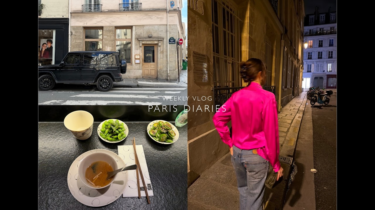 Weekly vlog living in Paris | sushi dinner, shopping, getting back into routine