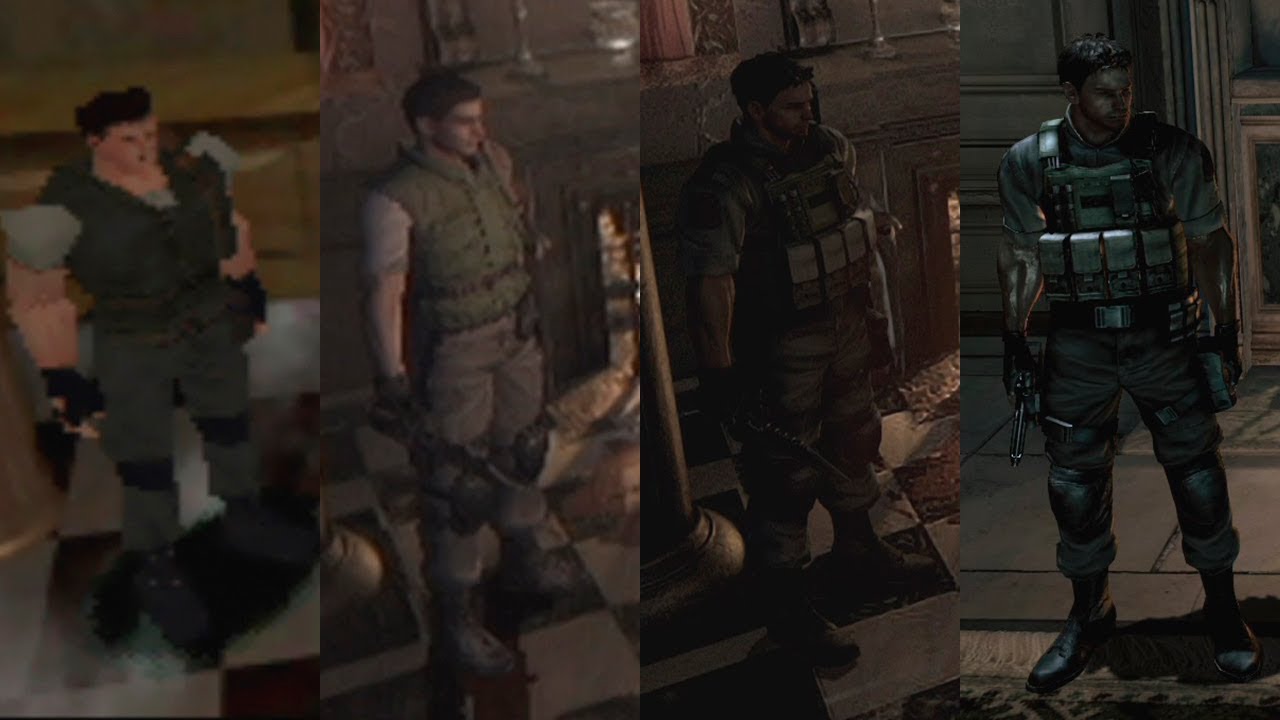 Resident Evil | Mansion Evolution | RE vs REmake vs REmaster vs RE5