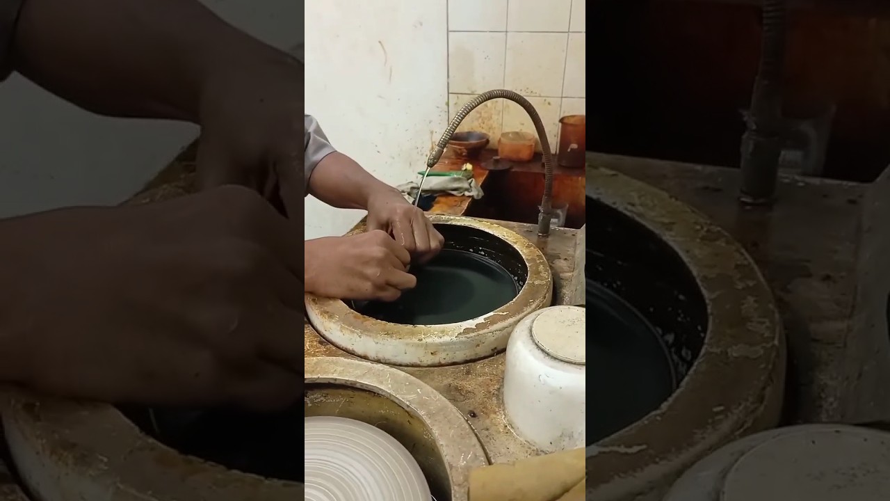 Polishing Macro examination sample to see welding result #asmr #satisfying #machine