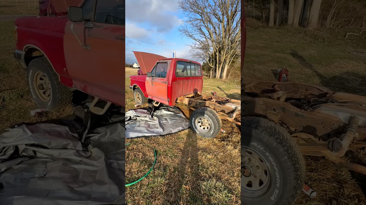 Возрождение фермерского грузовика: Ford F150 1989 года выпуска снова на ходу после 3 лет простоя.