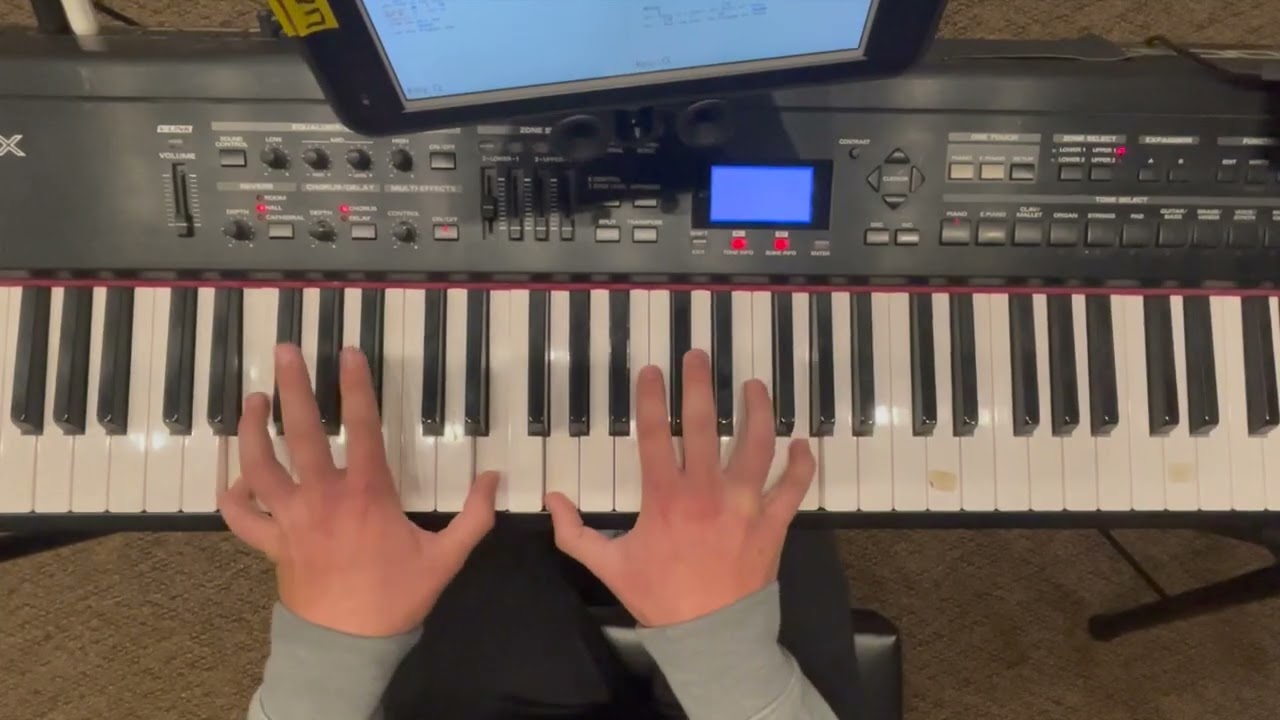 The Lords Prayer - PIano Tutorial in G