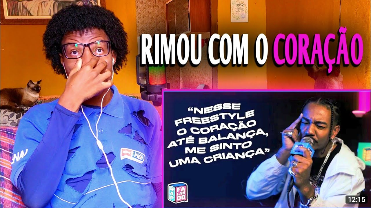 CESAR MC FAZ FREE EMOCIONANTE NO BOOMBAP E NO TRAP! | React [Rap Falando]