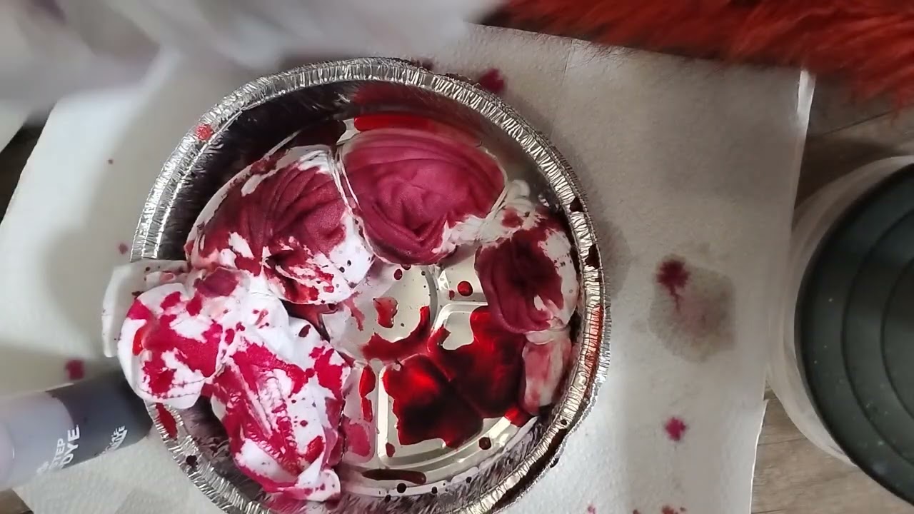 Crafty Side: episode 65 Cherry Blossom tie dye 