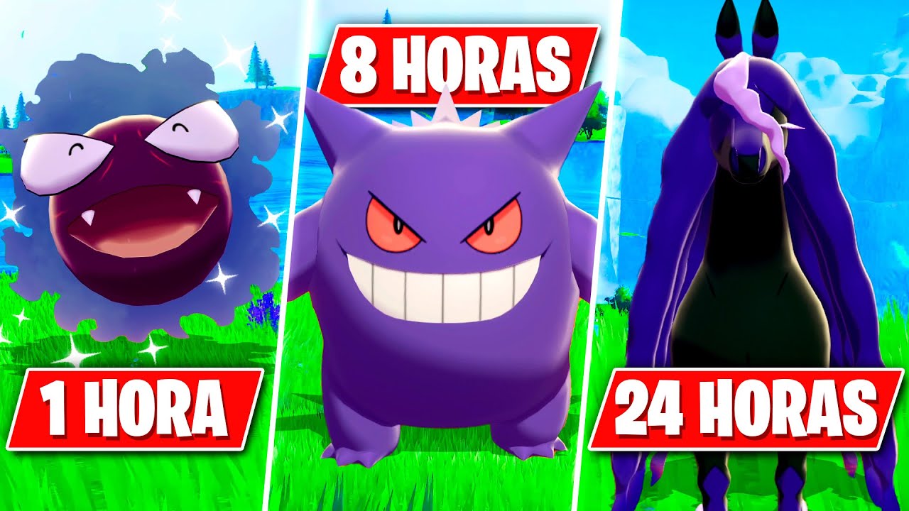 24 HORAS como LIDER de TIPO FANSTASMA en POKÉMON ❗👻