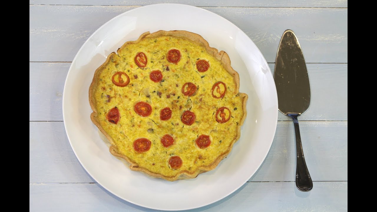Quiche de verduras con Thermomix | Receta deliciosa