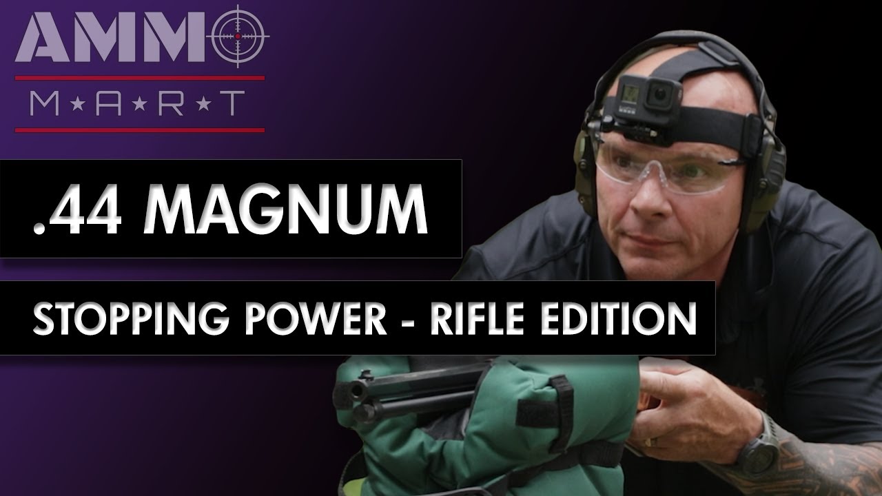 Stopping Power of .44 Remington Magnum - Rifle Edition
