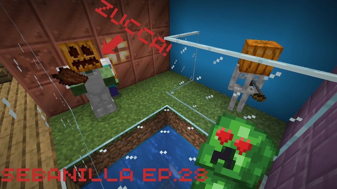 ho preso tutti i mob con la zucca! - Sebanilla ep.28