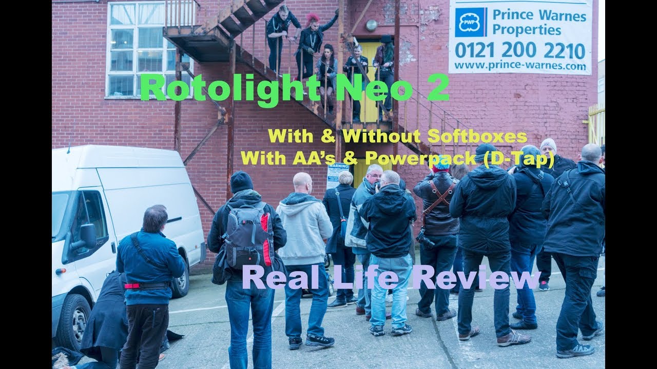 Rotolight Neo 2 Real Life Review With & Without Softboxes With AA's & D-Tap Battery Pack Sony a7Rii