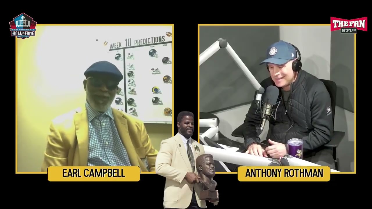 Earl Campbell: Highlights, Influences, NFL Hall of Famer full interview | Gold Jacket Thursday
