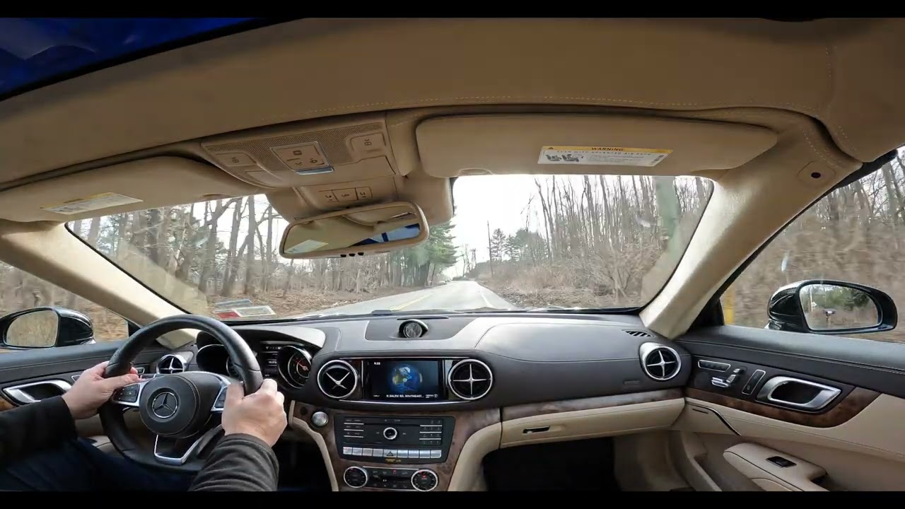 2018 Mercedes Benz SL550 test drive!