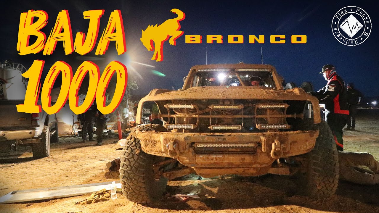 Baja 1000 - The new 2020 Ford Bronco R | Pit Stop & mid Race Recap!