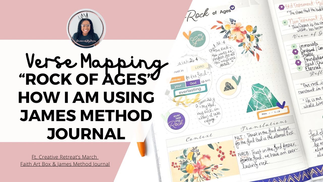 How I Use My James Method Journal | Verse Mapping | Bible Study Method | Creative Retreat Kits