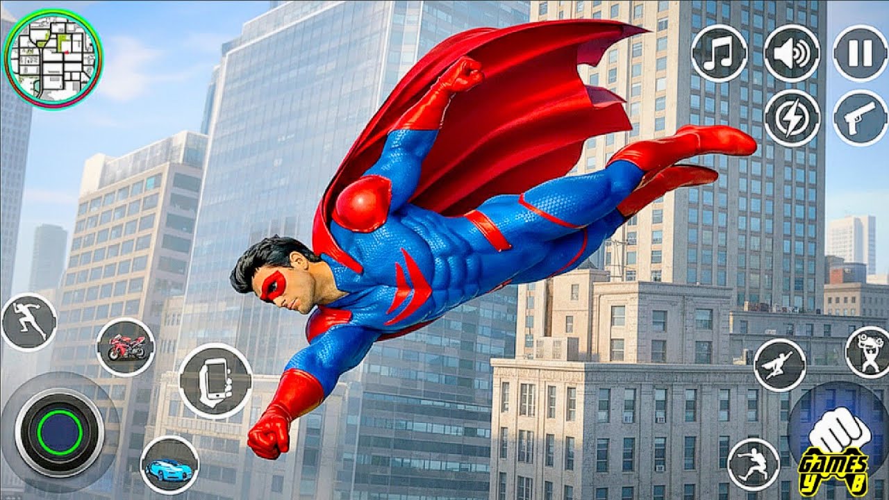 Superhero Man City Rescue Simulator Part 5 - Android Gameplay
