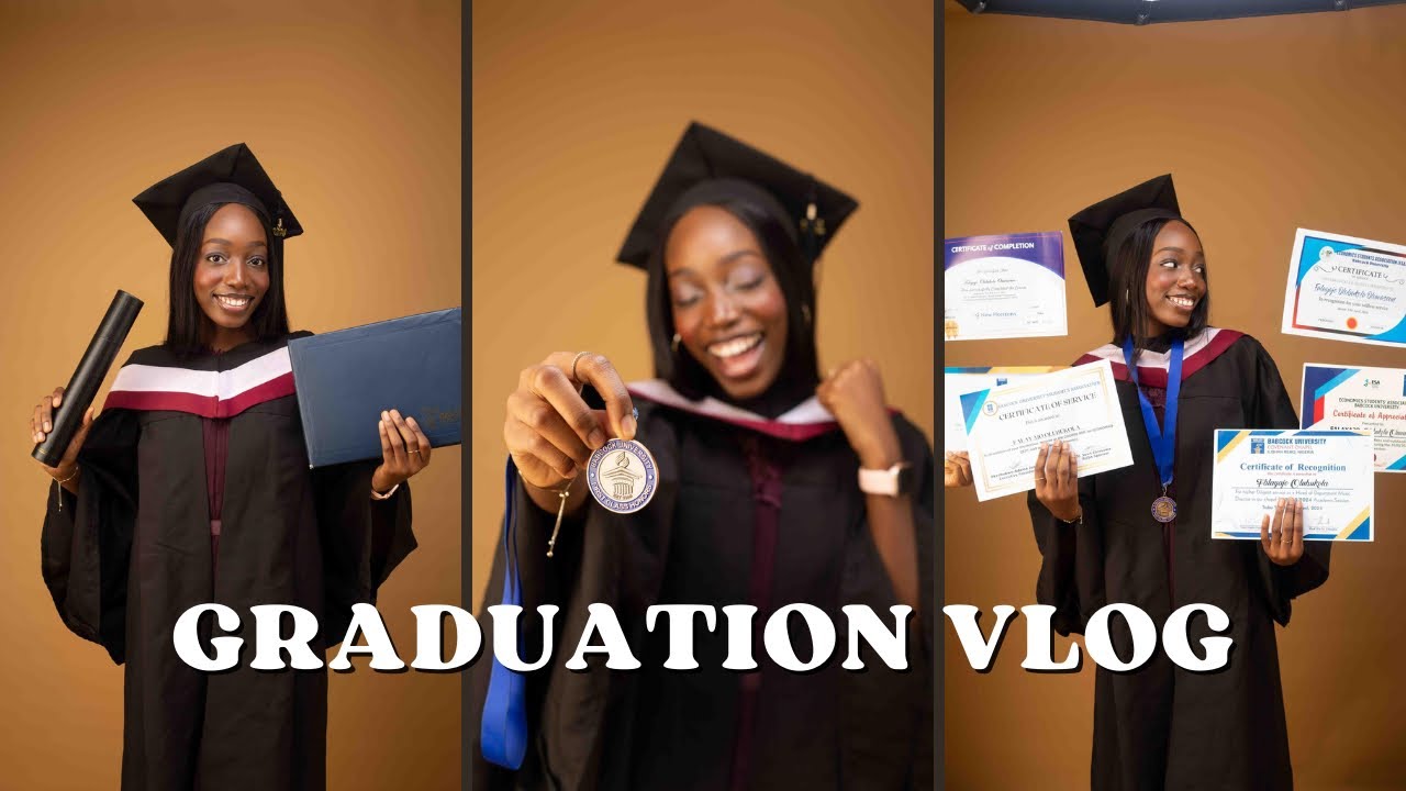 I graduated with a first class from Babcock University! | Last week in school