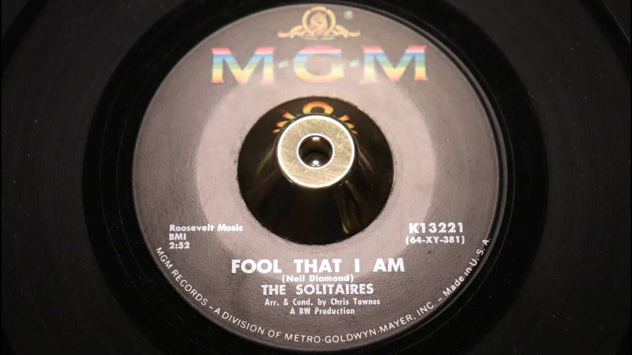 The Solitaires &ndash; Fool That I Am - MGM Records &ndash; K13221