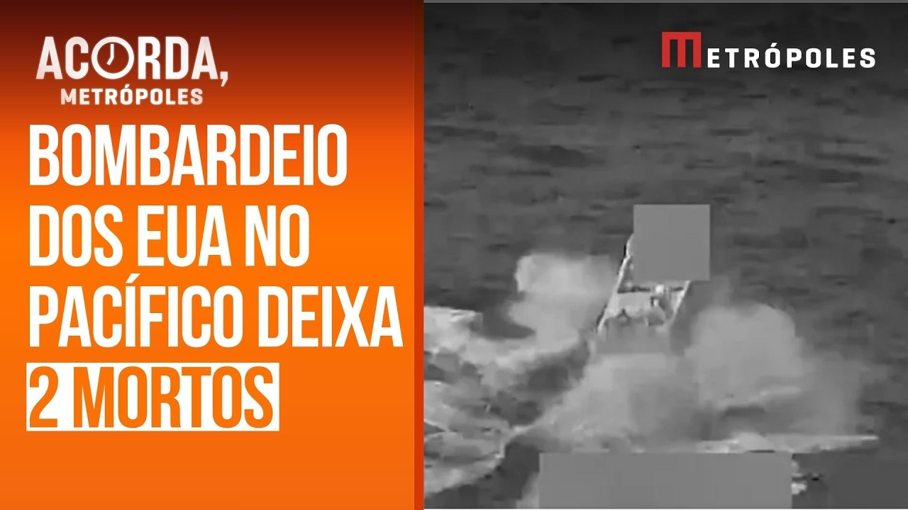 EUA bombardeia novo barco no Oceano Pacífico e deixa 2 mortos