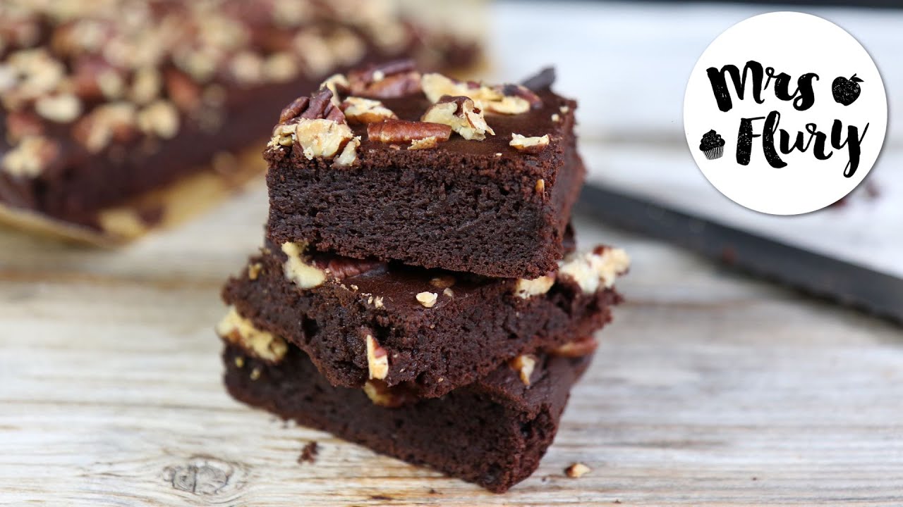 Gesunde Brownies Rezept ohne Zucker, glutenfrei | Gesund und lecker backen