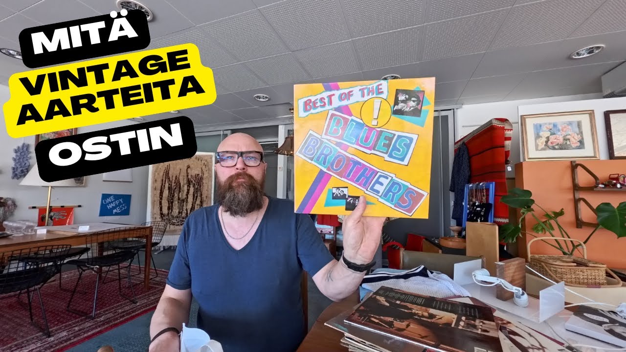 Mitä aarteita ostin vintage aarrejahdista?