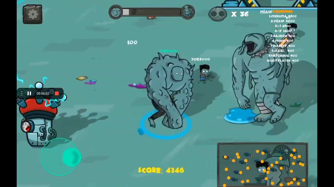 Je vais découvrir la meilleure évolution de zombie (zombeat.io