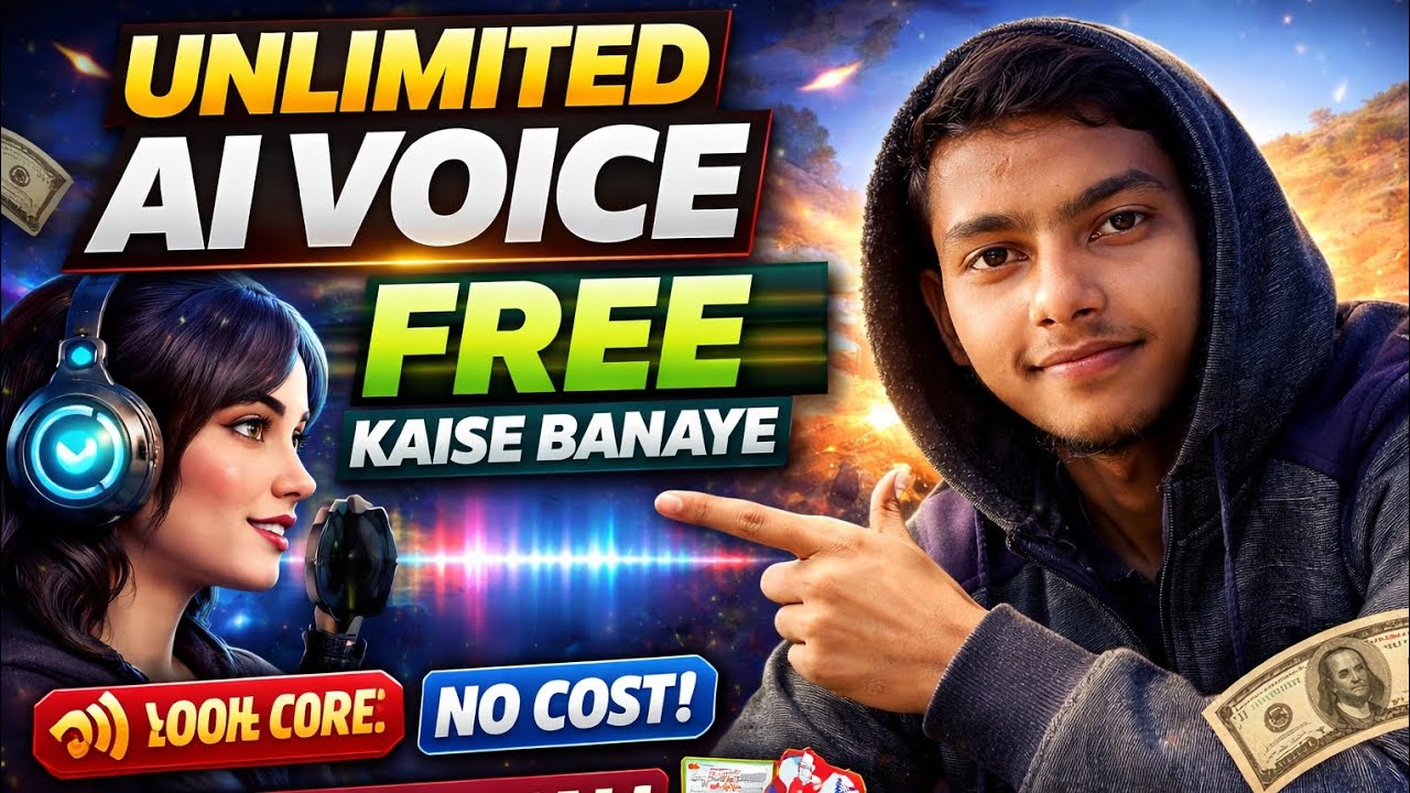 Apni Khud Ki AI Voice Kaise Banaye 😱 | Free AI Voice GeneratorAI Voice Over Kaise Kare | ElevenLabs