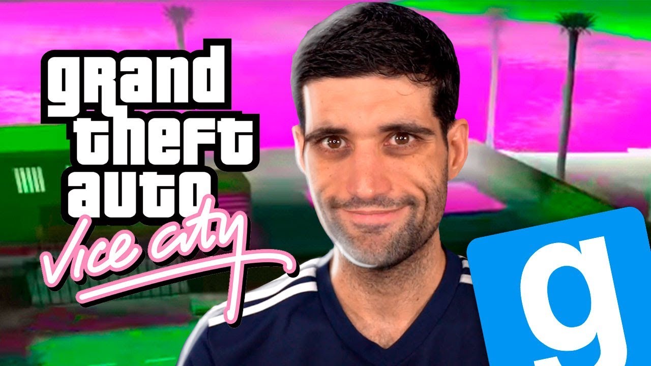 GTA Vice City dentro do GMOD, DAVA JONAS é o REI