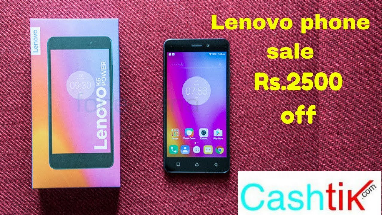 Lenovo Smartphone Sale Rs.2500 off || Cashtik Wise