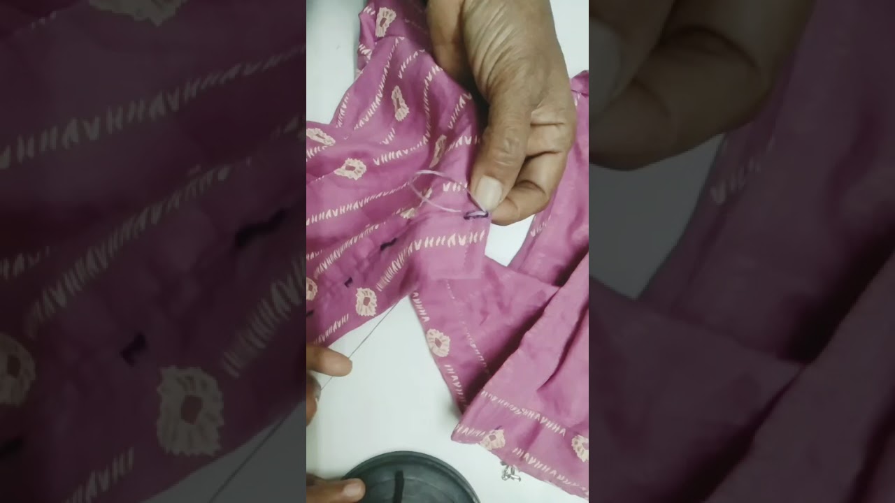 Blouse me hook and aai kaise lagaye બ્લાઉઝ મા  હૂક આઈ કઈ રીતે લગાવવા 