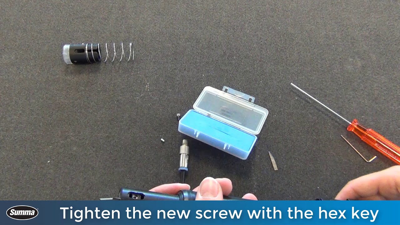 Summa F Series Tutorial: How to replace an EOT knife