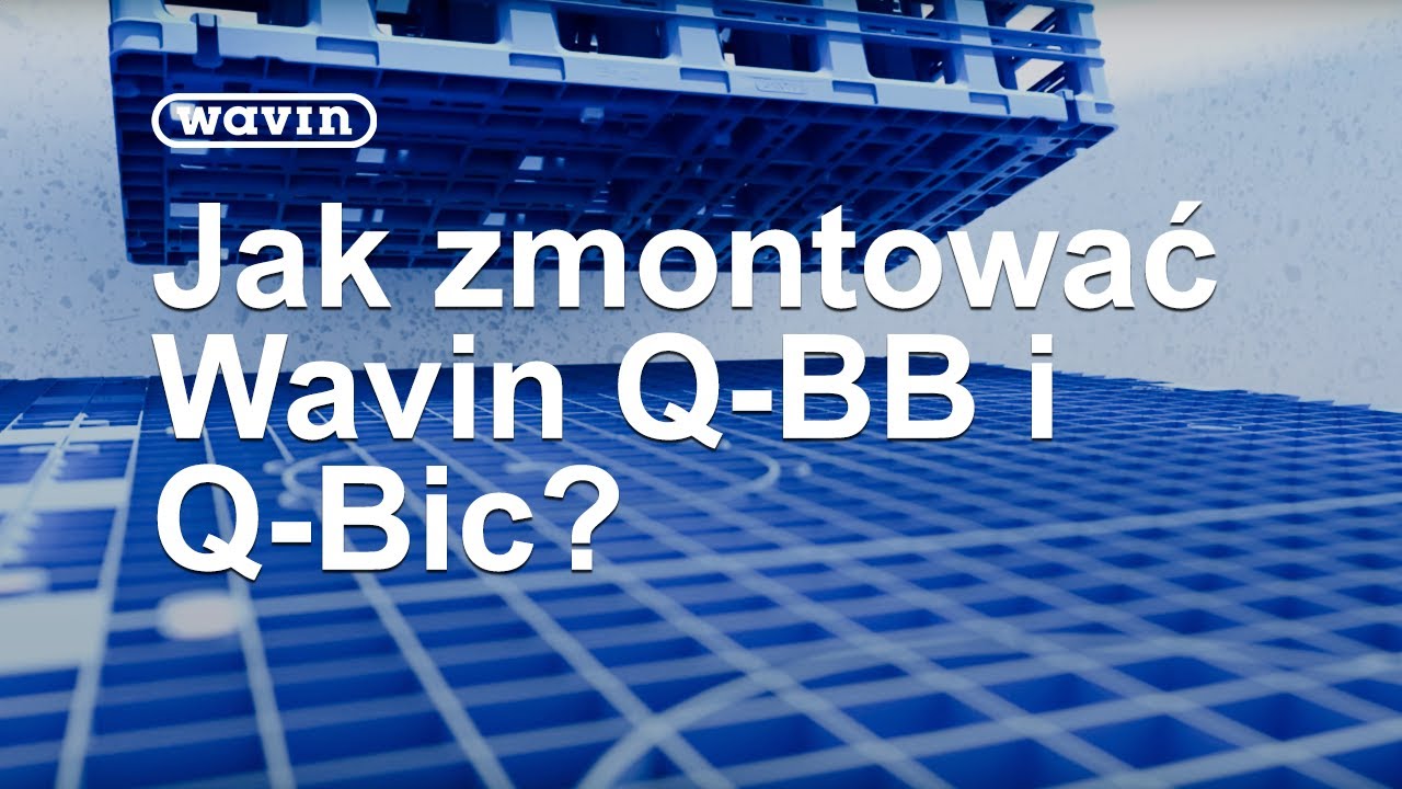 Q-BB i Q-Bic - Przykładowy montaż skrzynek retencyjno-rozsączających | Wavin