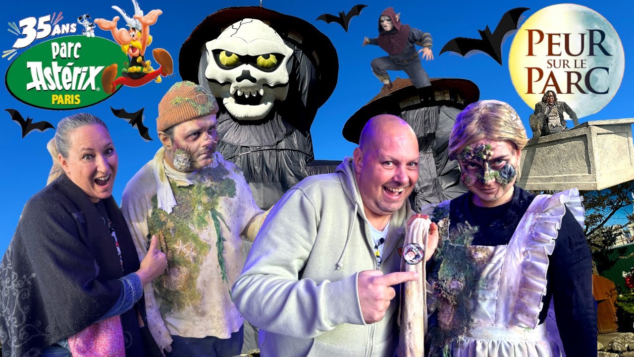 PEUR SUR LE PARC ASTERIX 2024 ! HALLOWEEN 2024 - LES ENFERS DE POMPEI - DEFILE DES MONSTRES