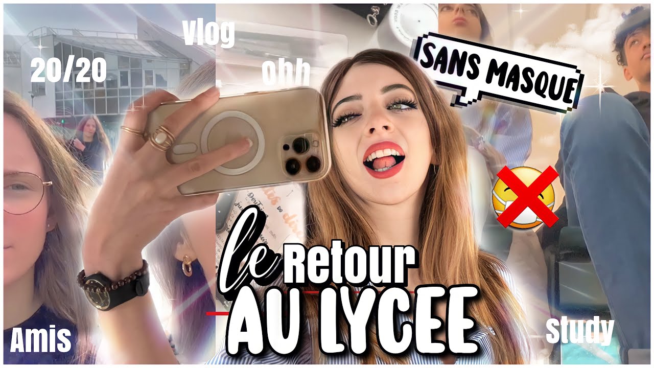 JE RETOURNE *ENFIN* AU LYCÉE… STUDY, AMIS, FIN DU MASQUE…