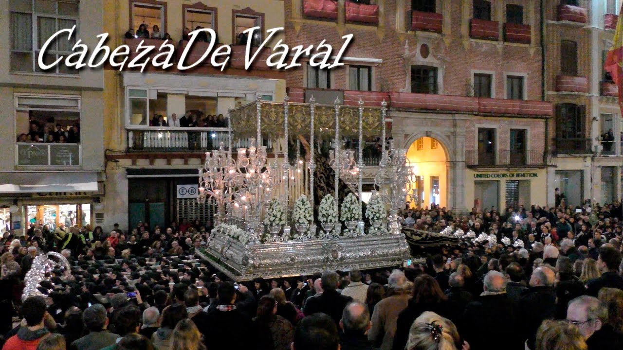 SOLEDAD (SEPULCRO) TRIBUNA OFICIAL SEMANA SANTA MALAGA 2016 4K