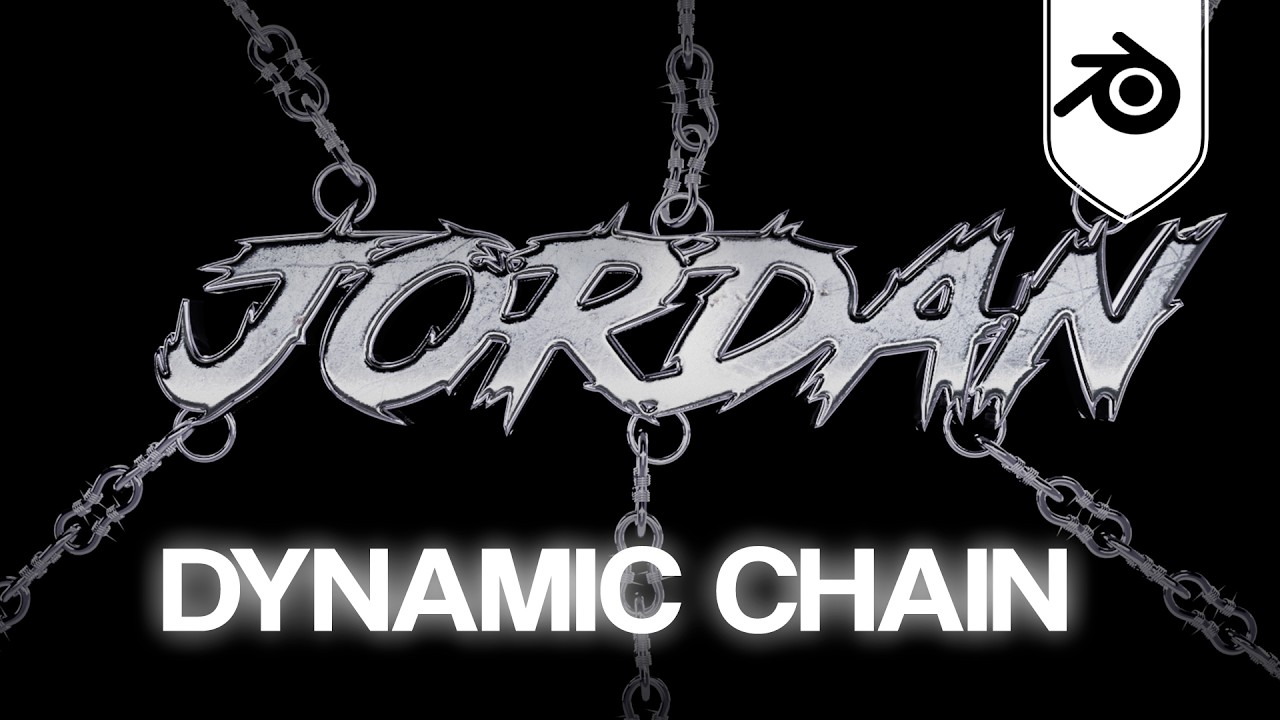 TUTORIAL LOGO DYNAMIC CHAIN | KALUNG | BLENDER