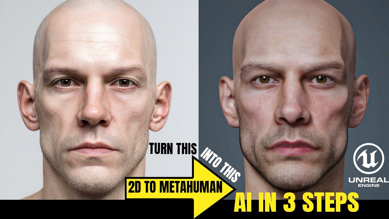 От одного изображения до метачеловека (руководство по ИИ) Hitem 3D