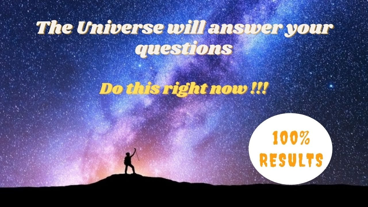 THE UNIVERSE WILL ANSWER YOUR QUESTIONS - Do This Right Now | Law Of Attraction | YOU MATTER 777