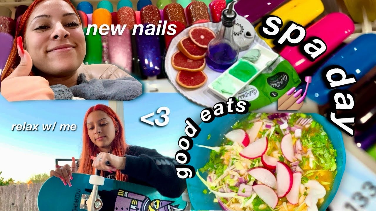 living my orbeez spa and gelli baff dream minus the orbeez 🤩 | day in my life vlog + more 🥨🛹💅🏽