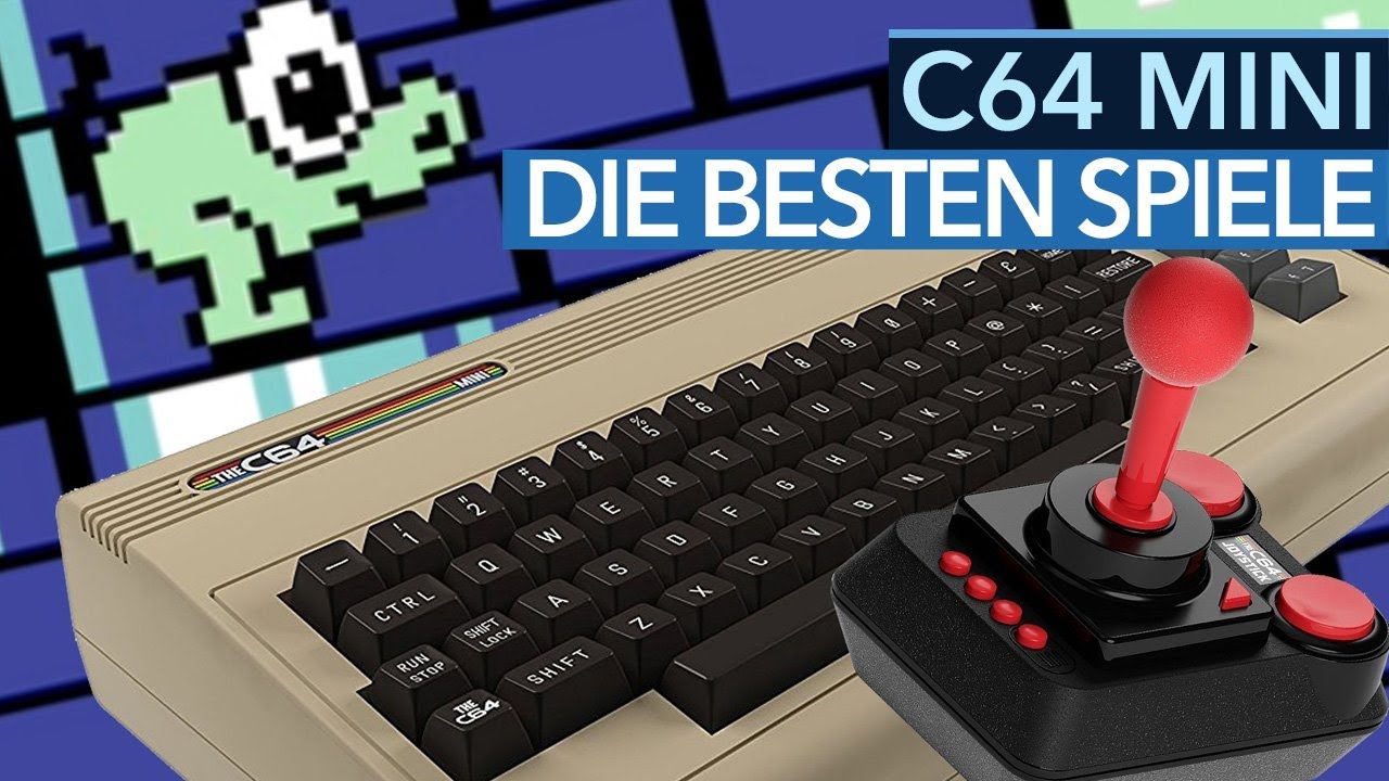 C64 Mini - Die besten Spiele des Klassiker in klein (Gameplay)