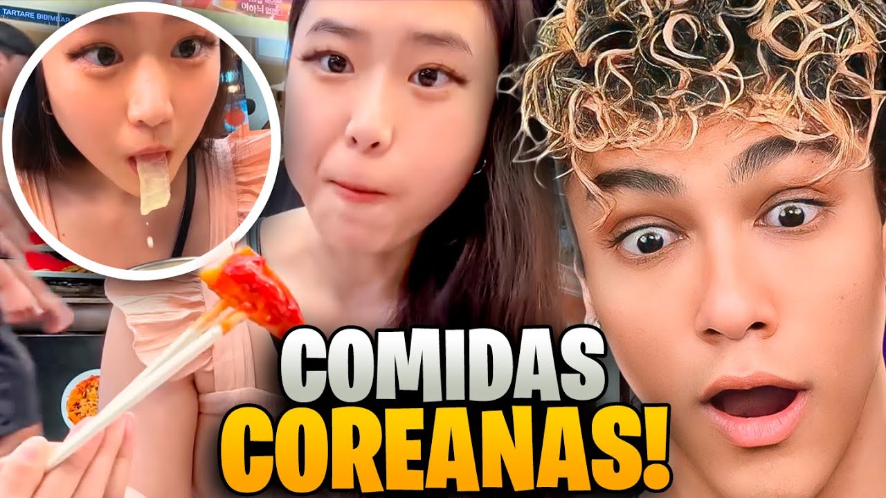 AS COMIDAS MAIS ESTRANHAS DA COREIA!