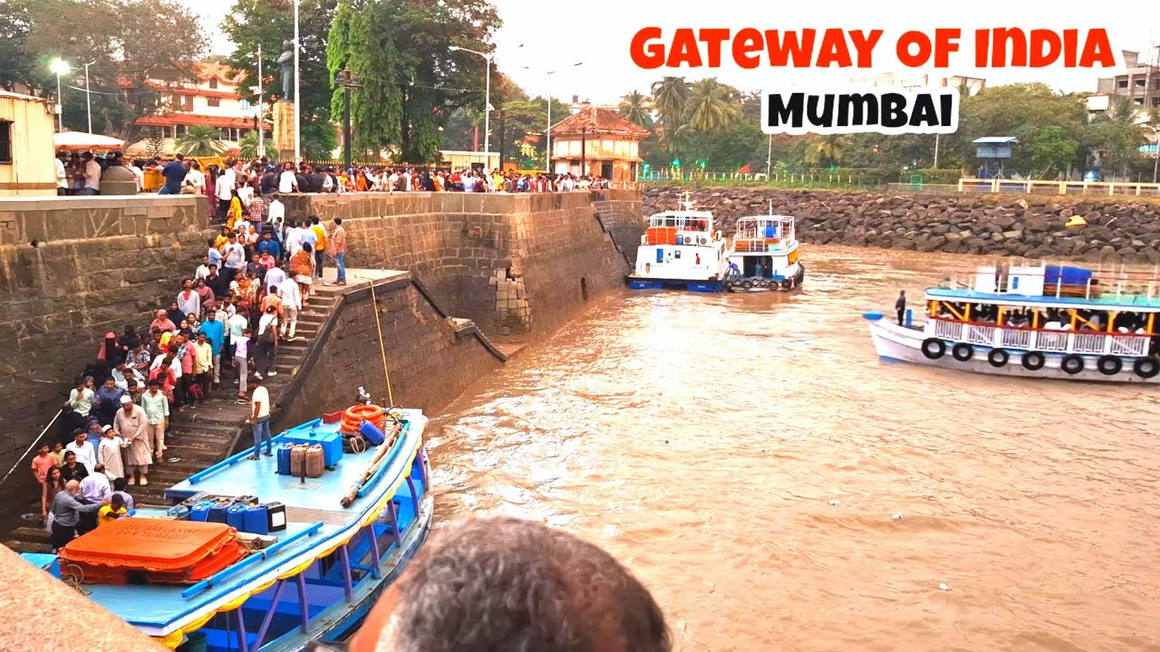 Gateway of India से समुंदर तक 🌊 | Taj Hotel View 😍 | Mumbai Reality @pintureallifevlog 