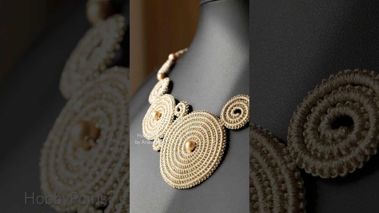 Create your own accessories with the art of tatting ✨ 