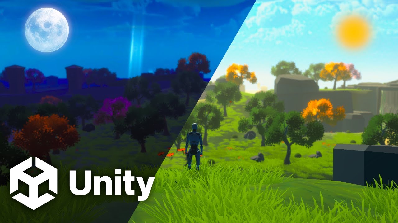 Как создать цикл день-ночь в Unity (урок 2025)