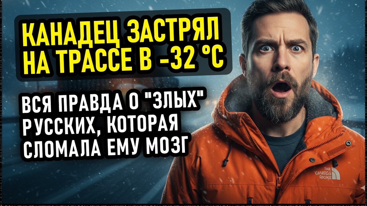 Канадец сравнил помощь на дорогах у них и у нас: Вывод оказался ШОКИРУЮЩИМ.