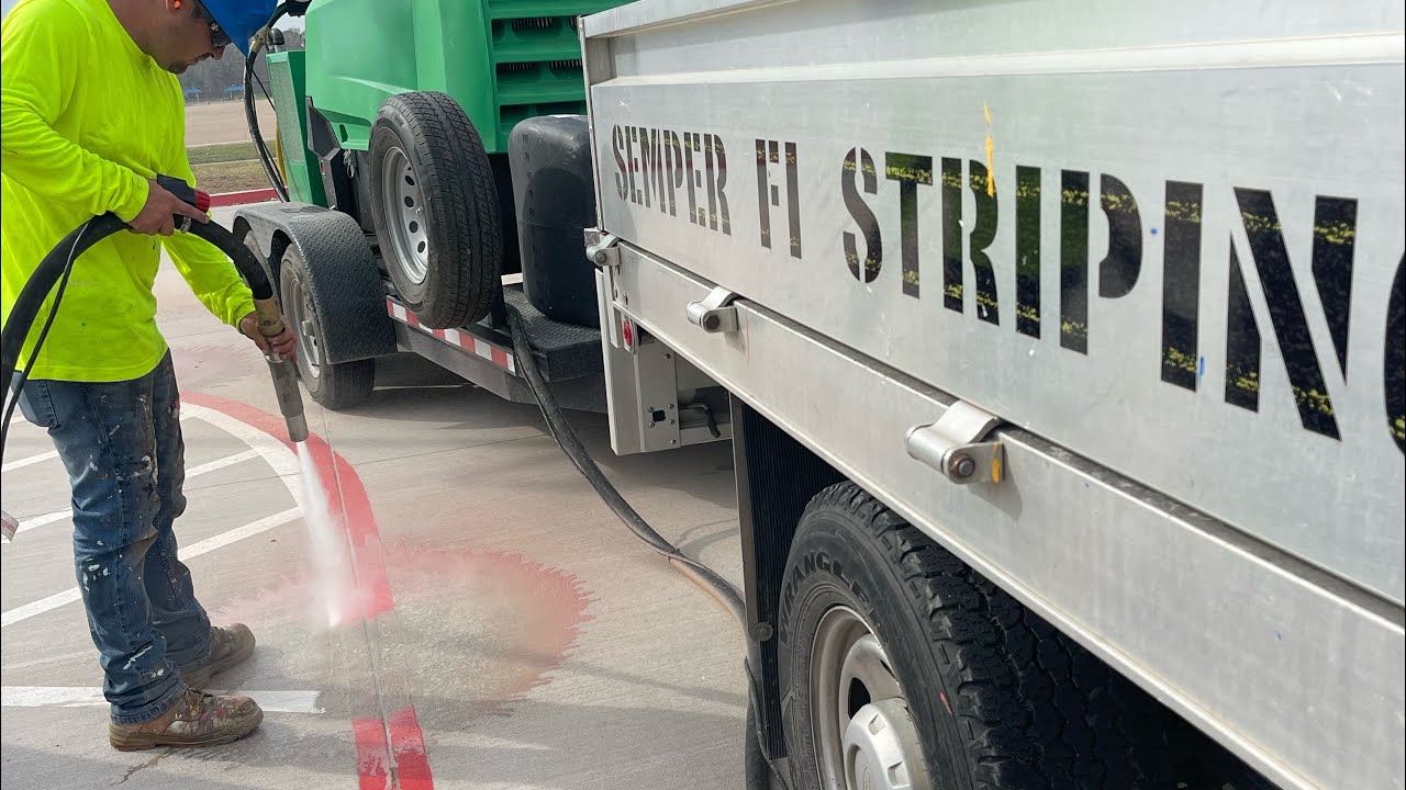 Professional Striping and Wet Blasting