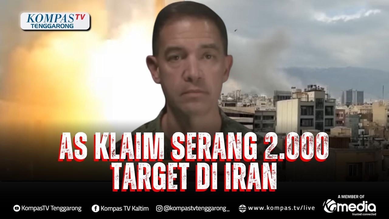 Kapal Perang AS Luncurkan Rudal, Klaim Serang 2.000 Target di Iran | KOMPAS MALAM